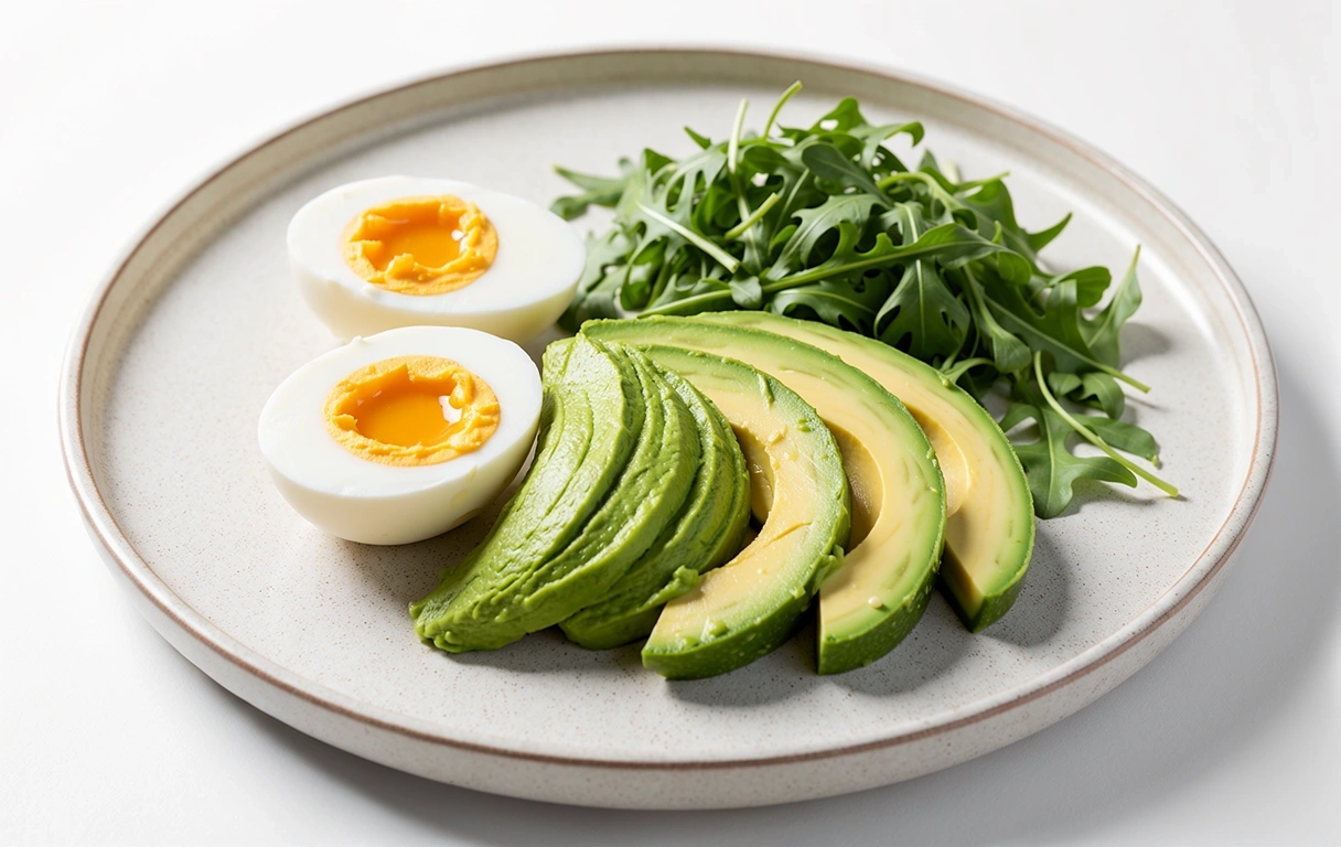 Healthy balanced meal